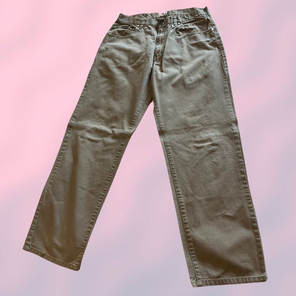 Calvin Klein Jeans Tan Straight-Leg Pants | Size 33x30